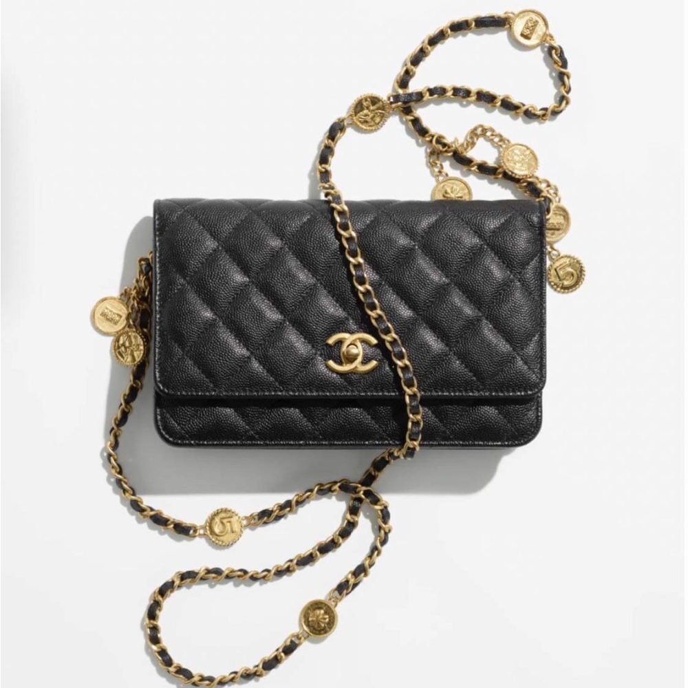 Chanel caviar Coin WOC (RARE) black